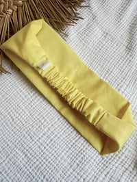 Image 2 of Bandeau adulte Margot Jaune / curry / Moutarde