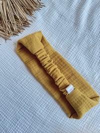 Image 4 of Bandeau adulte Margot Jaune / curry / Moutarde