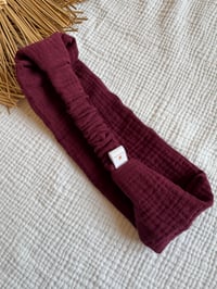 Image 3 of Bandeau adulte Margot Violet / fleuri tournesol 