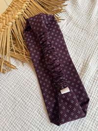 Image 4 of Bandeau adulte Margot Violet / fleuri tournesol 