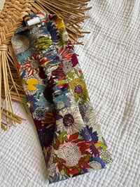 Image 5 of Bandeau adulte Margot Violet / fleuri tournesol 