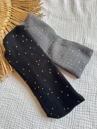 Image 1 of Bandeau adulte Margot Noir / Gris 