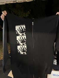 Image 3 of Away With Words “#emo” Zip Up Hoodie Inverted
