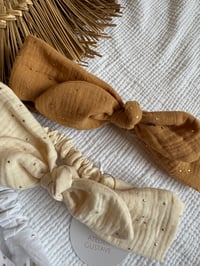 Image 3 of Bandeau Léontine - Blanc / Écru / Ocre