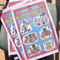 Image 4 of Pablo Vidafacil - "Elegangster dreams" Risography