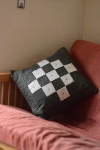 Image 1 of  Poppy in Green cushion cover