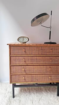 Image 4 of CÓMODA DE MIMBRE Y RATÁN, AÑOS 60