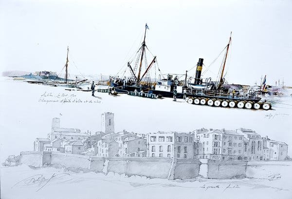 Image of PORT - Antibes 1900