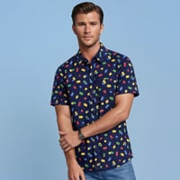 Image 1 of Camisa manga corta lego azul