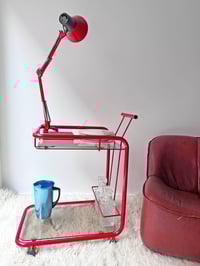 Image 3 of CAMARERA METÁLICA ROJA, AÑOS 80