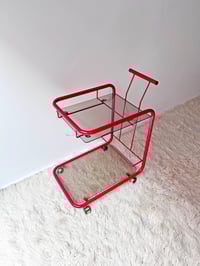 Image 4 of CAMARERA METÁLICA ROJA, AÑOS 80