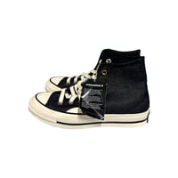 Image 1 of Converse Chuck 70 Hi Denim "Black/Dark Whiskey/Egret" A11735C
