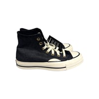 Image 3 of Converse Chuck 70 Hi Denim "Black/Dark Whiskey/Egret" A11735C