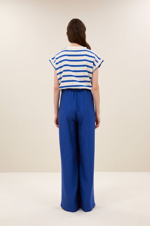 Image of 1-Camiseta tobi stripe top azul blue stripe