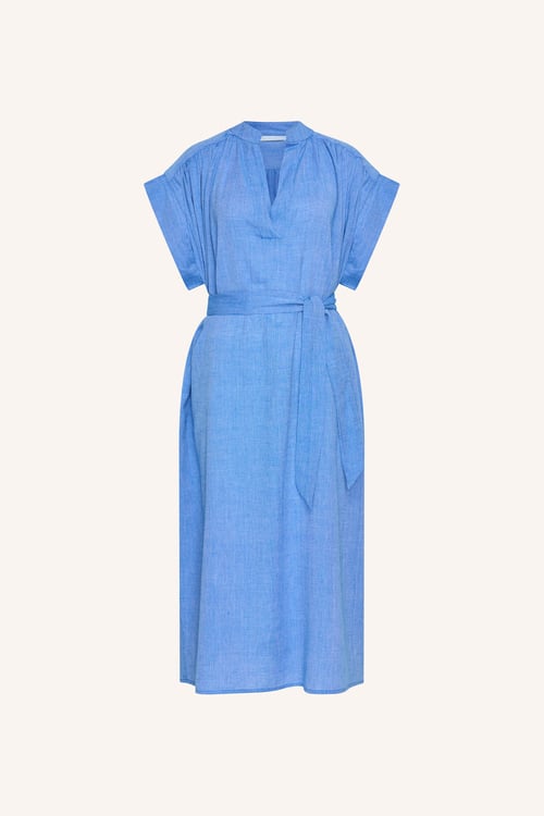 Image of 3-Vestido bodin athia dress sapphire blue