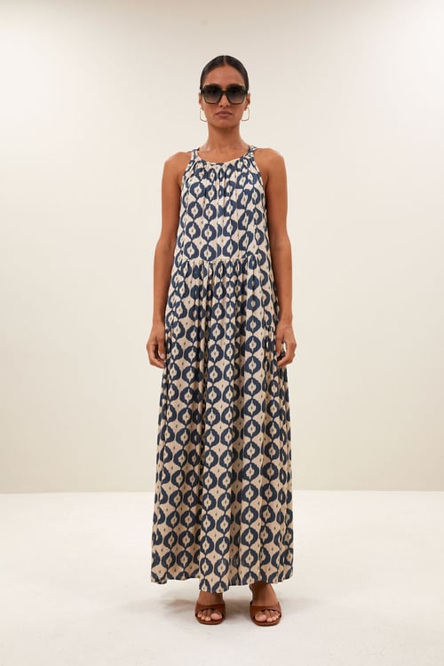 Image of 3-Vestido Peggy Goa print dress 