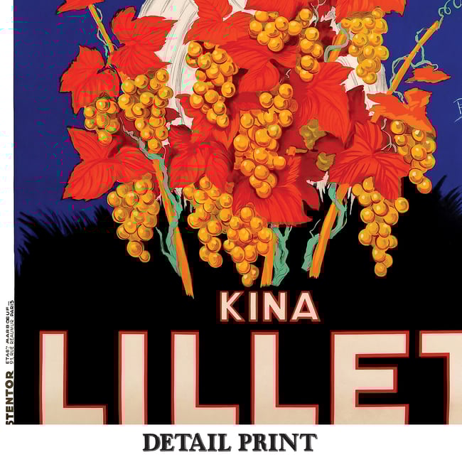 Kina Lillet | Roby | 1937 | Vintage Poster | Wall Art Print | Home Decor