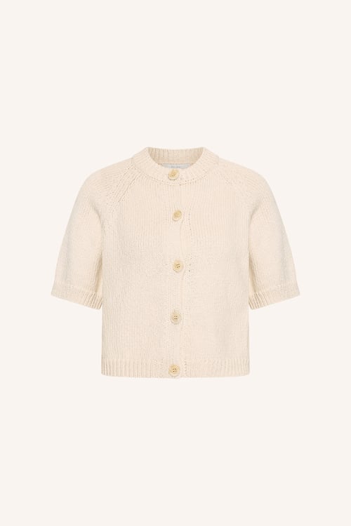 Image of 1-Chaqueta Selma cardigan almond