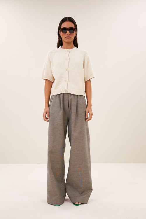 Image of 1-Chaqueta Selma cardigan almond