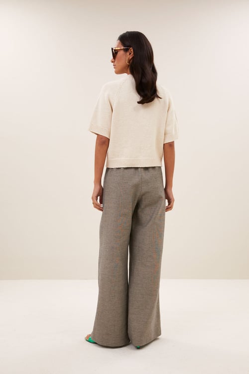 Image of 1-Chaqueta Selma cardigan almond