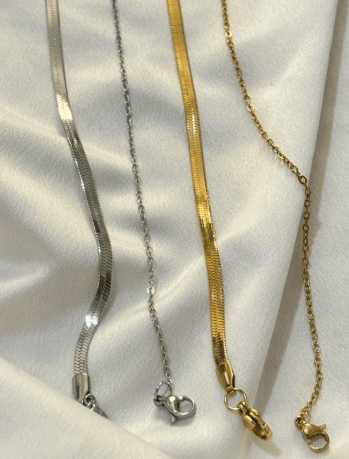 Image of Stainless steel double anklet