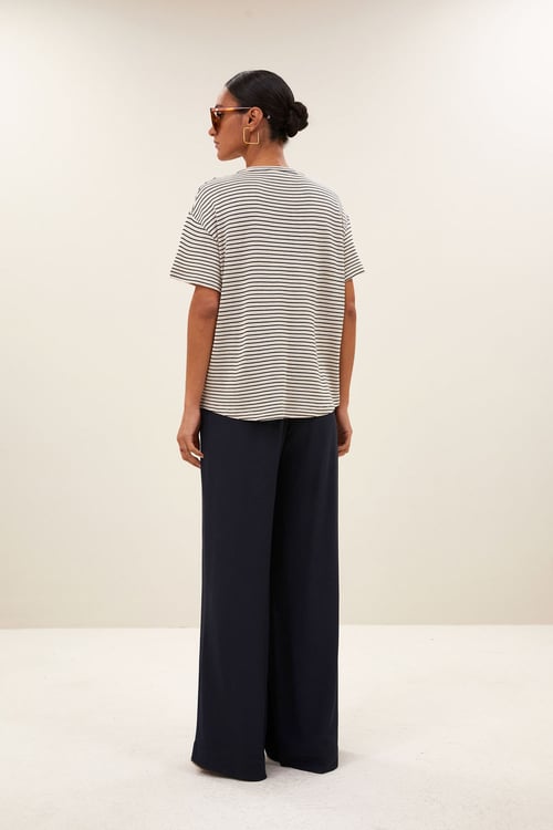 Image of 1-Camiseta Mace rayas marino small stripe top admiral blue