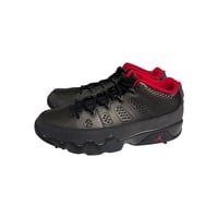 Image 1 of Nike Air Jordan 9 Retro Low Golf "Charcoal" Black/Red FJ5934-002