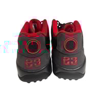 Image 2 of Nike Air Jordan 9 Retro Low Golf "Charcoal" Black/Red FJ5934-002