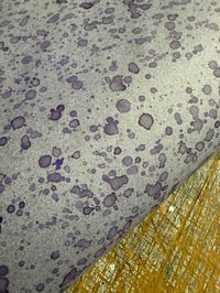 Image 2 of Purple hand splattered paper - 1 available 