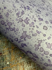 Image 1 of Purple hand splattered paper - 1 available 