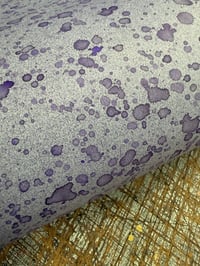 Image 4 of Purple hand splattered paper - 1 available 