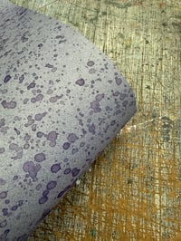 Image 6 of Purple hand splattered paper - 1 available 