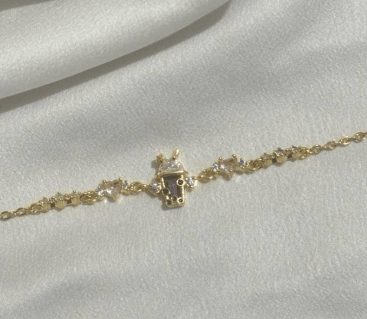 Image of Stainless steel boba bracelet