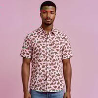 Image 1 of Camisa manga corta amapola blanca