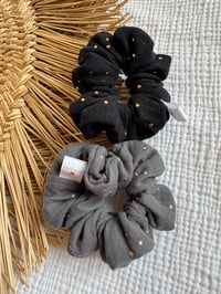 Image 1 of Chouchou Emma Noir / Gris 