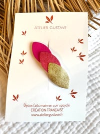 barrette Paulette Rose vif