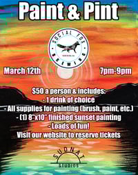 Paint & Pint @ Social Fox Brewing