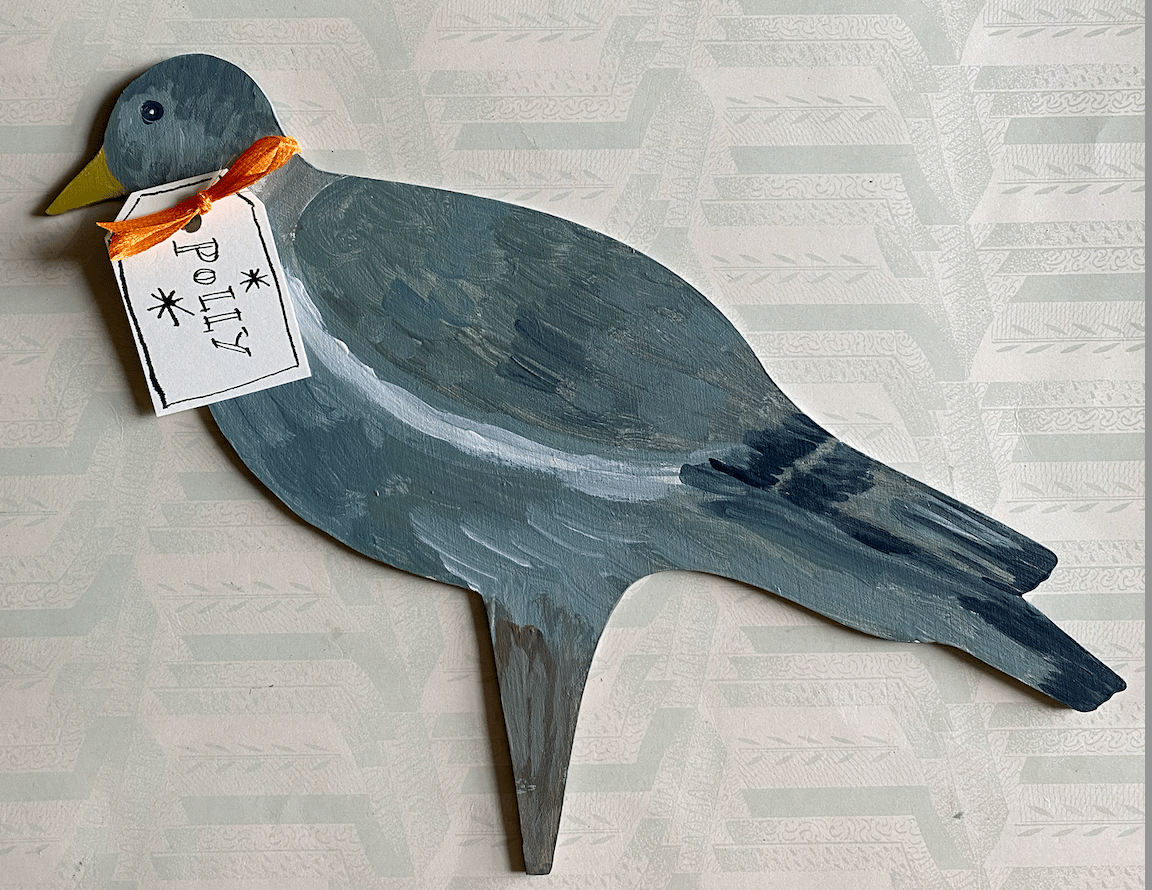 Image of Plant Pot Pigeon Polly