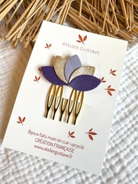 barrette peigne Aurore Violet