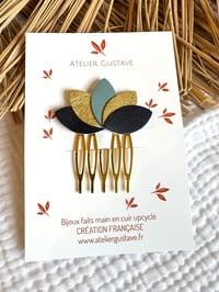 barrette peigne Aurore Marine