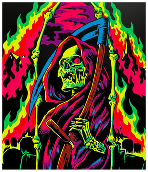 Image of REAPER BLACKLIGHT POSTER