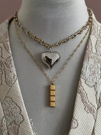 Image 2 of Kiss & Tell halsketting met blokje 