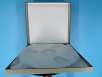 Image 2 of Burlington Recording 1/2" x 10.5" SILVER NAB Aluminum Metal Reel with Silver Box NEW