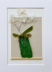 Image 2 of Sea Glass orchids | 5"x7"