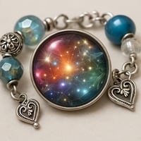 Image 1 of STELLAR BURST GALAXY BEADS AND CHARM PACK