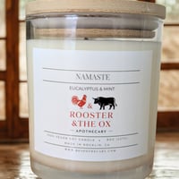 Image 3 of Namaste Soy Candle – Eucalyptus & Spearmint | 100% Soy Wax Candle