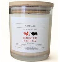 Image 1 of Namaste Soy Candle – Eucalyptus & Spearmint | 100% Soy Wax Candle