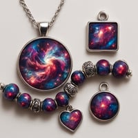 Image 1 of COSMIC HURRICANE BEADS AND CHARMS PACK