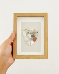 Image 1 of "Heart of sea glass" | 5"x7"