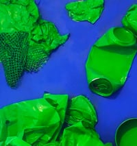 Image 4 of "Fragment_anthropocène de l’homo-detritus 2", trash art 